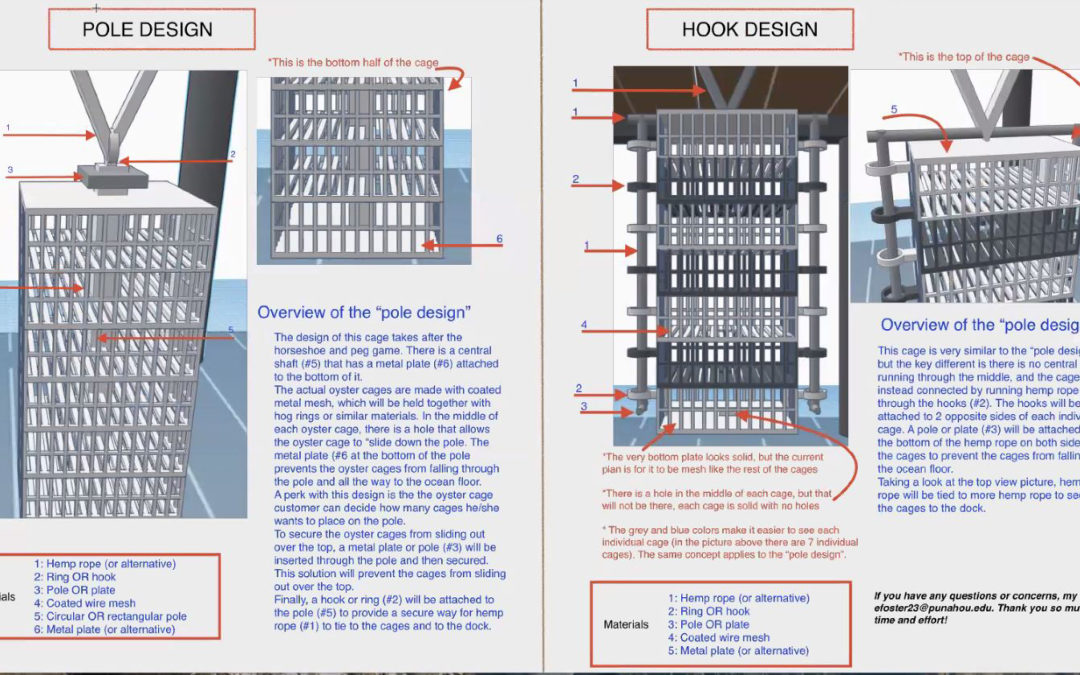 Summer Interns Design Oyster Cages