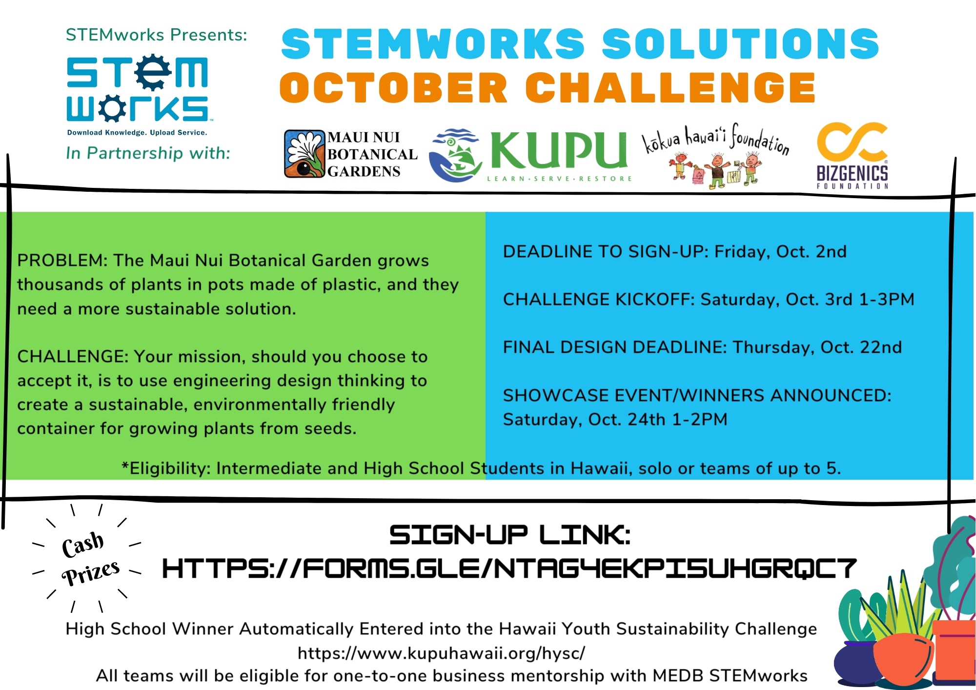 STEMworks Solutions, October Challenge 2020